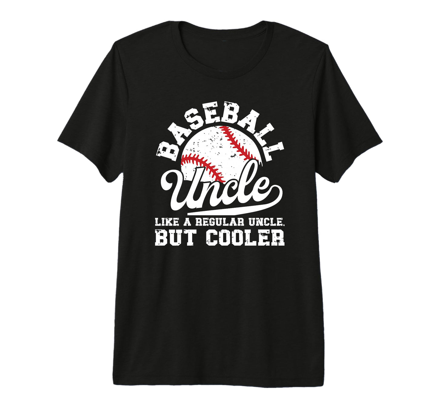 Mens Baseball Uncle Baseball Player T-Shirt - Graphic Print for Adults - T-Shirt, Sweatshirt, Hoodie