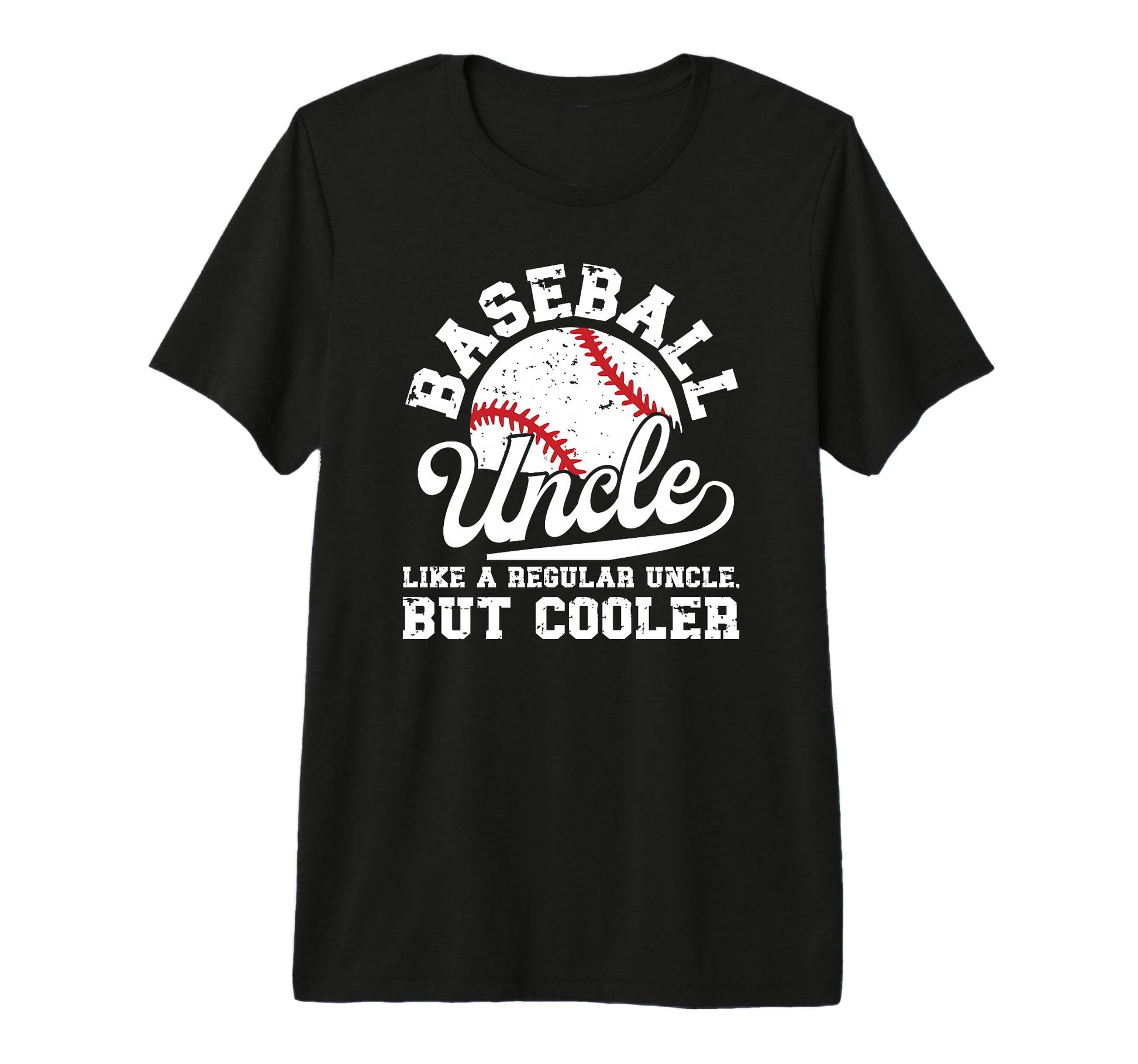 Mens Baseball Uncle Baseball Player T-Shirt - Graphic Print for Adults - T-Shirt, Sweatshirt, Hoodie