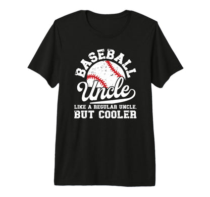 Mens Baseball Uncle Baseball Player T-Shirt - Graphic Print for Adults - T-Shirt, Sweatshirt, Hoodie