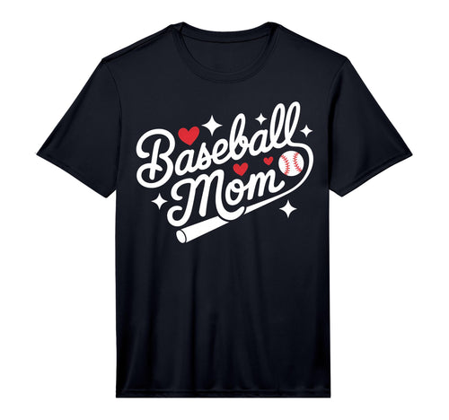 Mens Baseball Mom Sports Player T-Shirt - Minimalist Print for Adults - T-Shirt, Sweatshirt, Hoodie