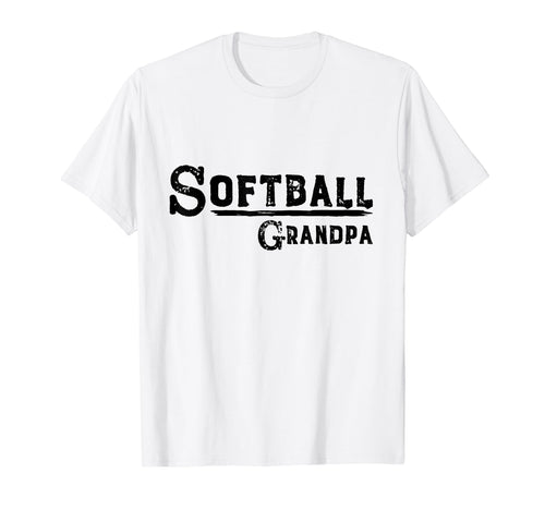 Softball Grandpa Softball Game T-Shirt - Minimalist Print Men Women - T-Shirt, Sweatshirt, Hoodie