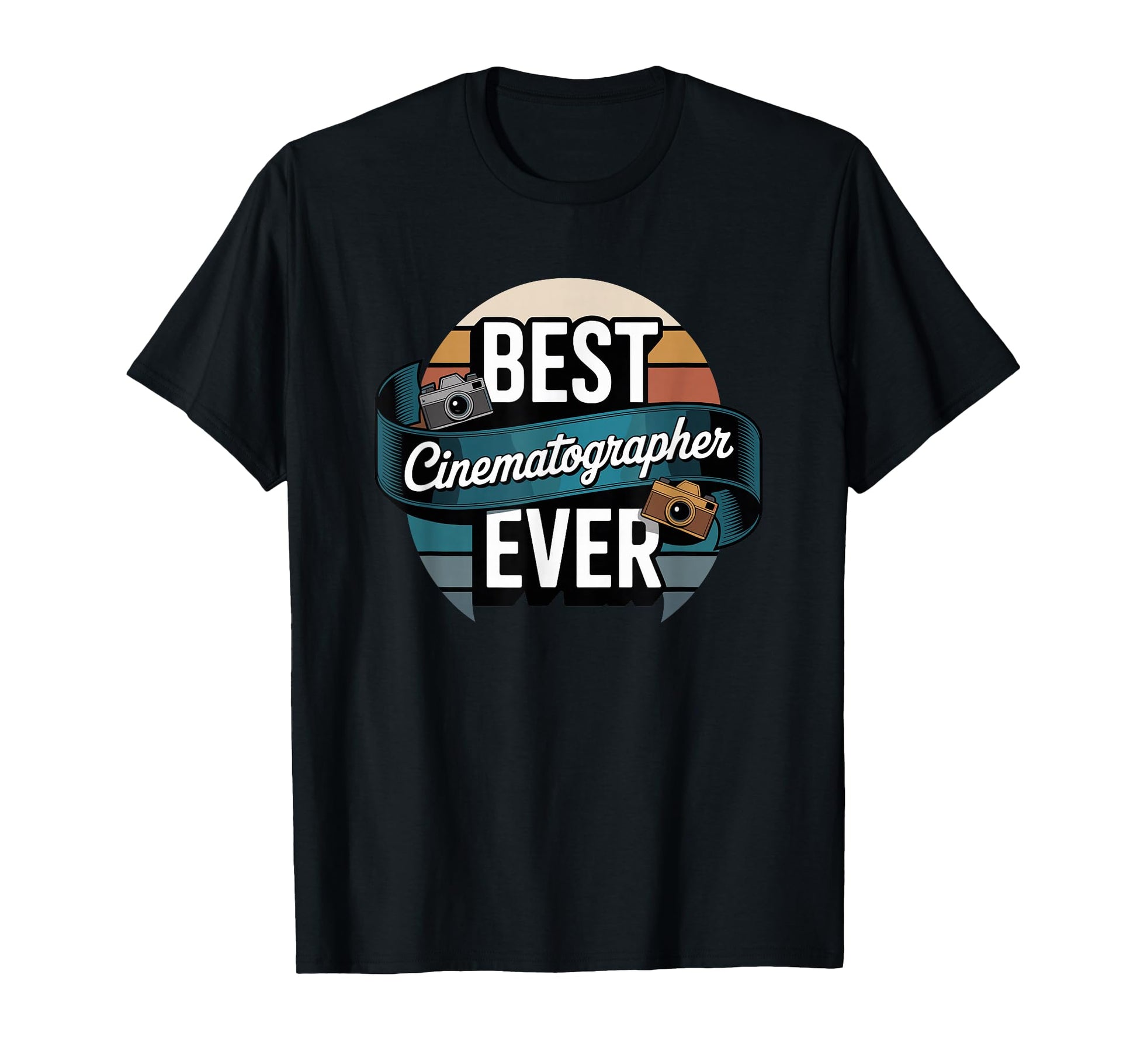 Best Cinematographer Ever Camera T-Shirt - Custom Art Print Men Women - T-Shirt, Sweatshirt, Hoodie