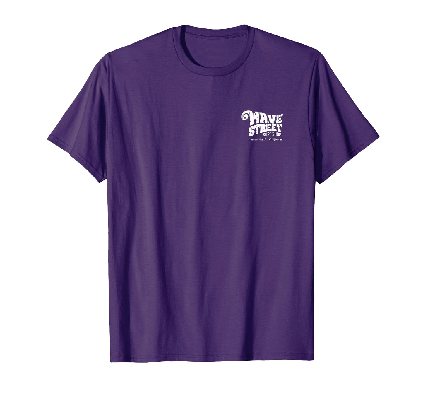 Wave Street Surf Shop White T-Shirt - Fun Novelty Design for Adults - T-Shirt, Sweatshirt, Hoodie