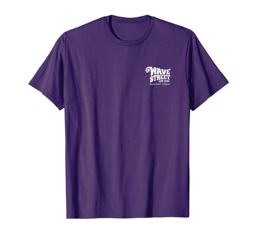 Wave Street Surf Shop White T-Shirt - Fun Novelty Design for Adults - T-Shirt, Sweatshirt, Hoodie