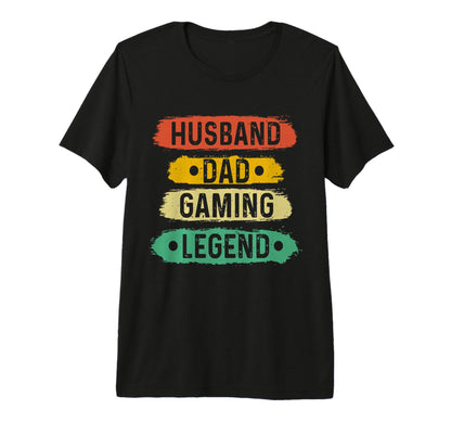 Gaming Dad Husband Legend Video Games T-Shirt - Streetwear Style Men Women - T-Shirt, Sweatshirt, Hoodie