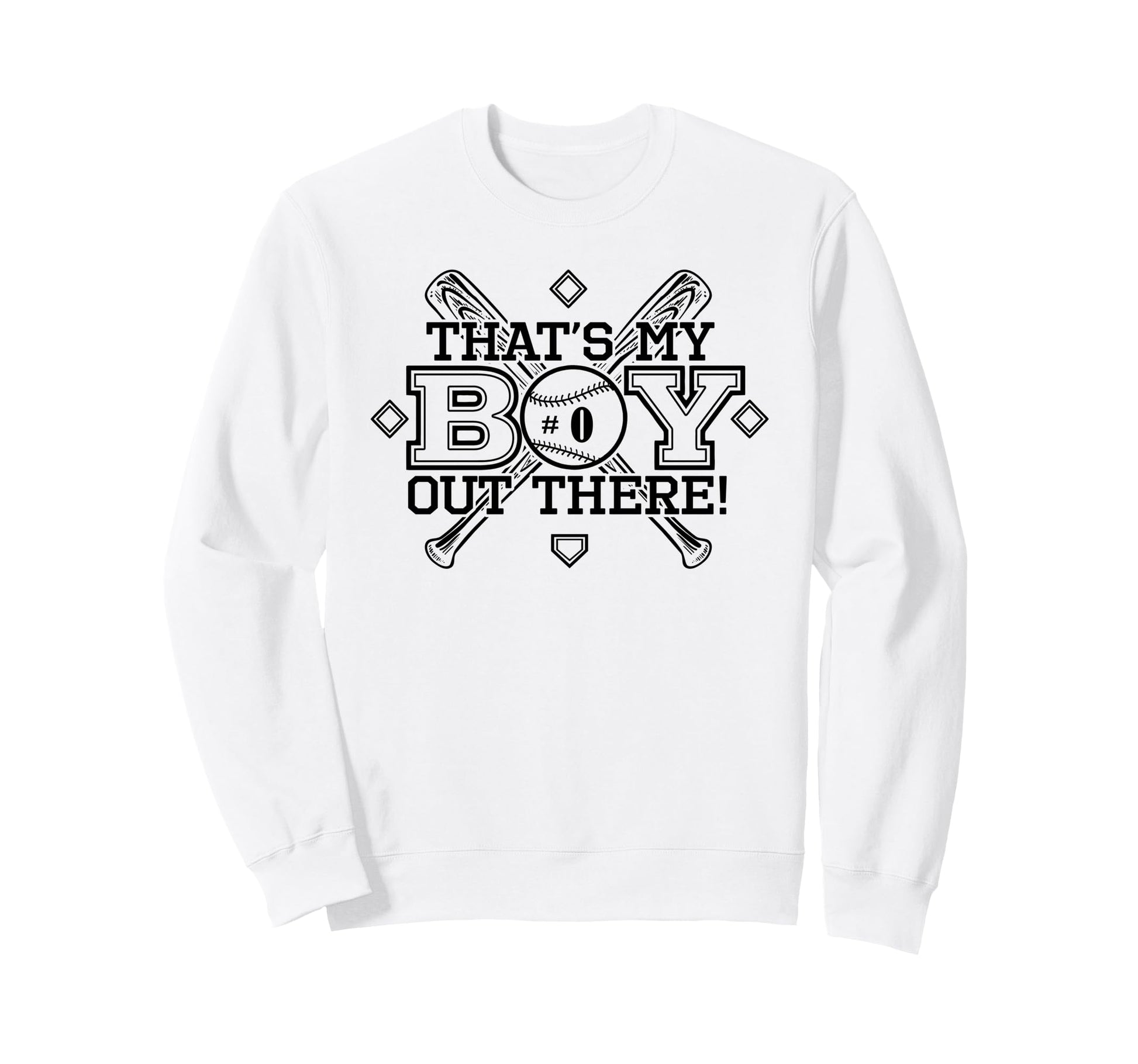 Baseball Mom Dad Thats My Proud Sweatshirt - Novelty Apparel Men Women - T-Shirt, Sweatshirt, Hoodie