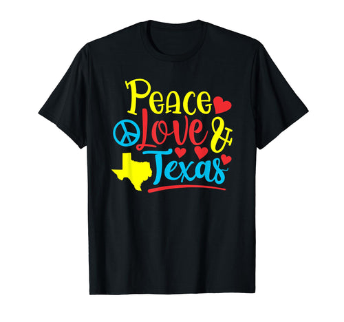 Peace Love My U S State Hoodie - Unique Graphic Men Women - T-Shirt, Sweatshirt, Hoodie