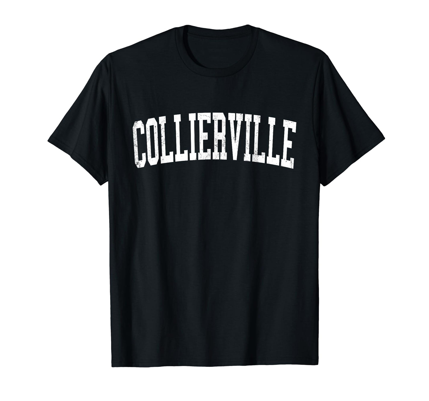 Collierville Tn Distressed White T-Shirt - Trendy Graphic for Adults - T-Shirt, Sweatshirt, Hoodie