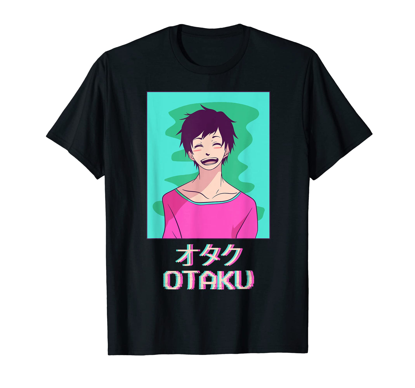 Otaku Anime Japanese Vaporwave T-Shirt - Casual Everyday Wear Men Women - T-Shirt, Sweatshirt, Hoodie