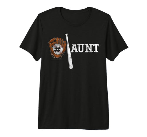 Number One Baseball Aunt Mothers T-Shirt - Aesthetic Graphic for Adults - T-Shirt, Sweatshirt, Hoodie