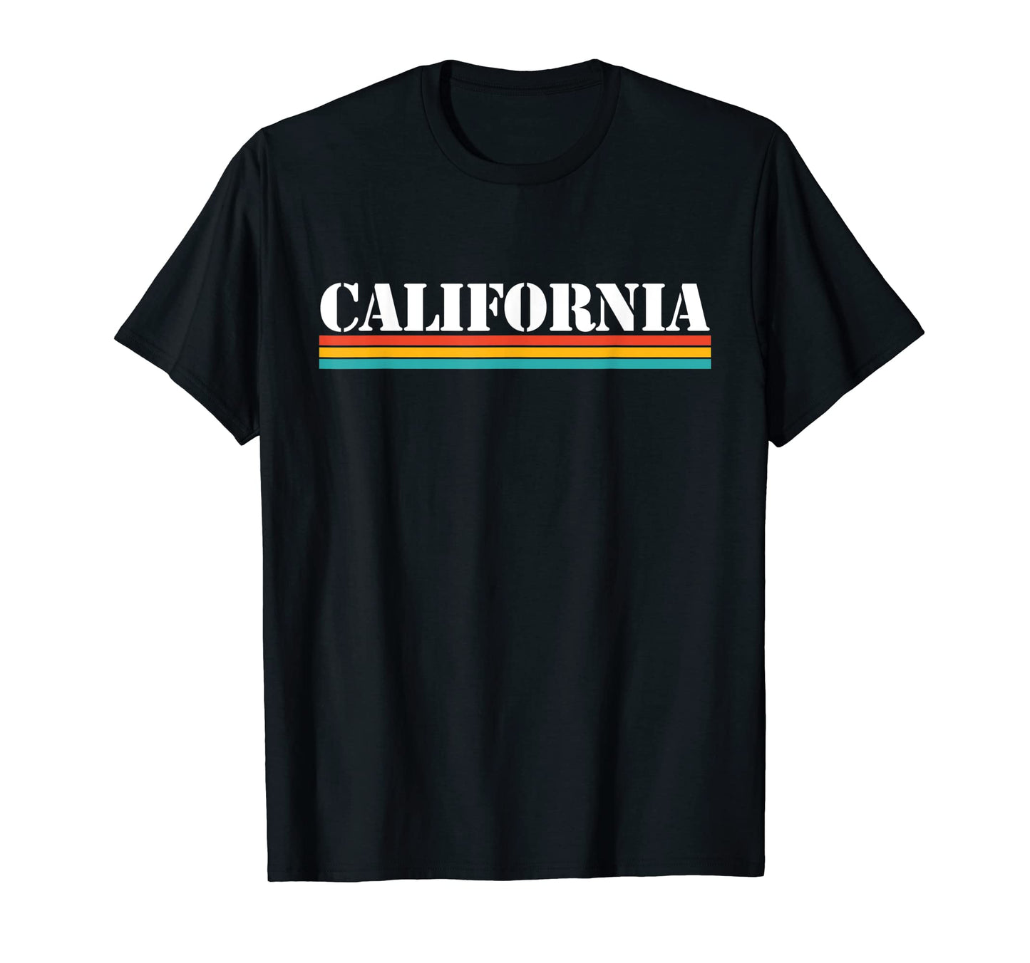 California Ca Stripes T-Shirt - Fun Novelty Design Unisex - T-Shirt, Sweatshirt, Hoodie