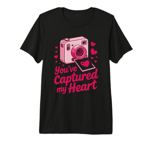 Youve Captured My Heart Camera T-Shirt - Aesthetic Graphic for Adults - T-Shirt, Sweatshirt, Hoodie