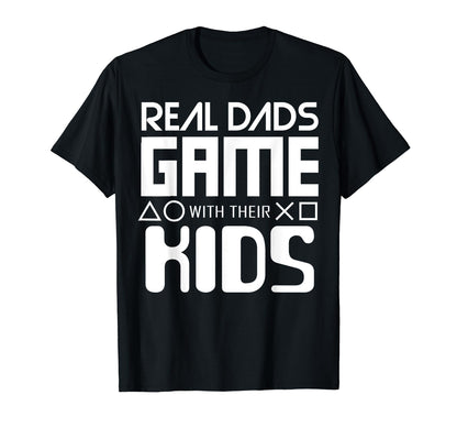 Funny Gamer Dad Gift Fathers Day T-Shirt - Custom Art Print Men Women - T-Shirt, Sweatshirt, Hoodie