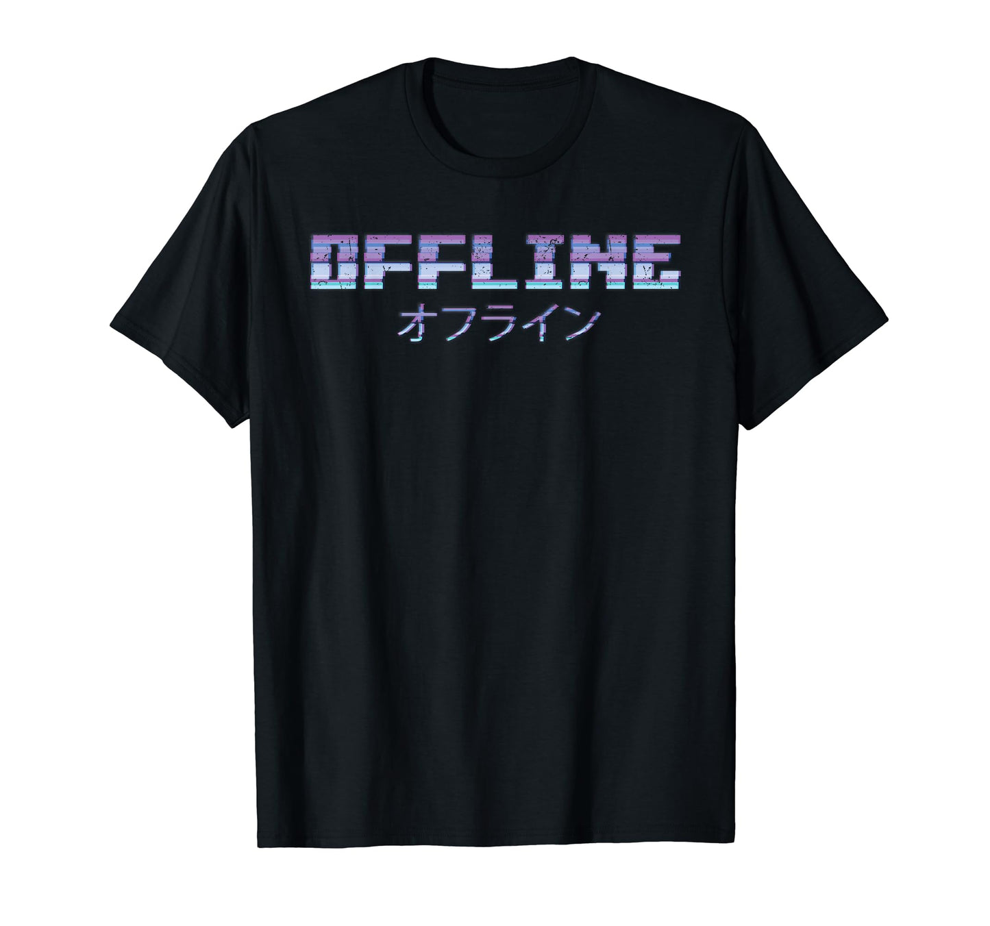 Offline Japanese Egirl Eboy Vaporwave T-Shirt - Fun Novelty Design Unisex - T-Shirt, Sweatshirt, Hoodie