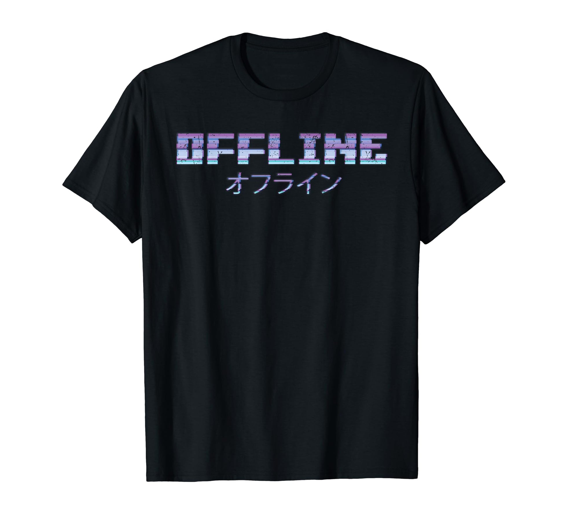 Offline Japanese Egirl Eboy Vaporwave T-Shirt - Fun Novelty Design Unisex - T-Shirt, Sweatshirt, Hoodie
