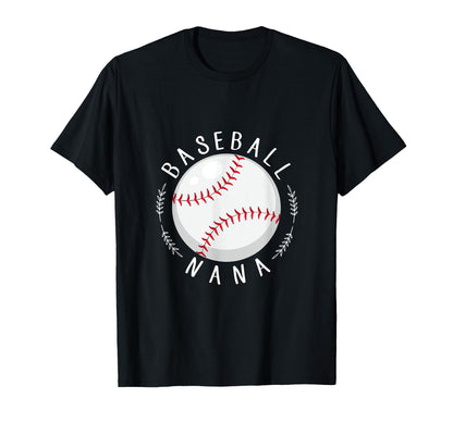 Baseball Nana Mothers Day T-Shirt - Custom Art Print for Adults - T-Shirt, Sweatshirt, Hoodie