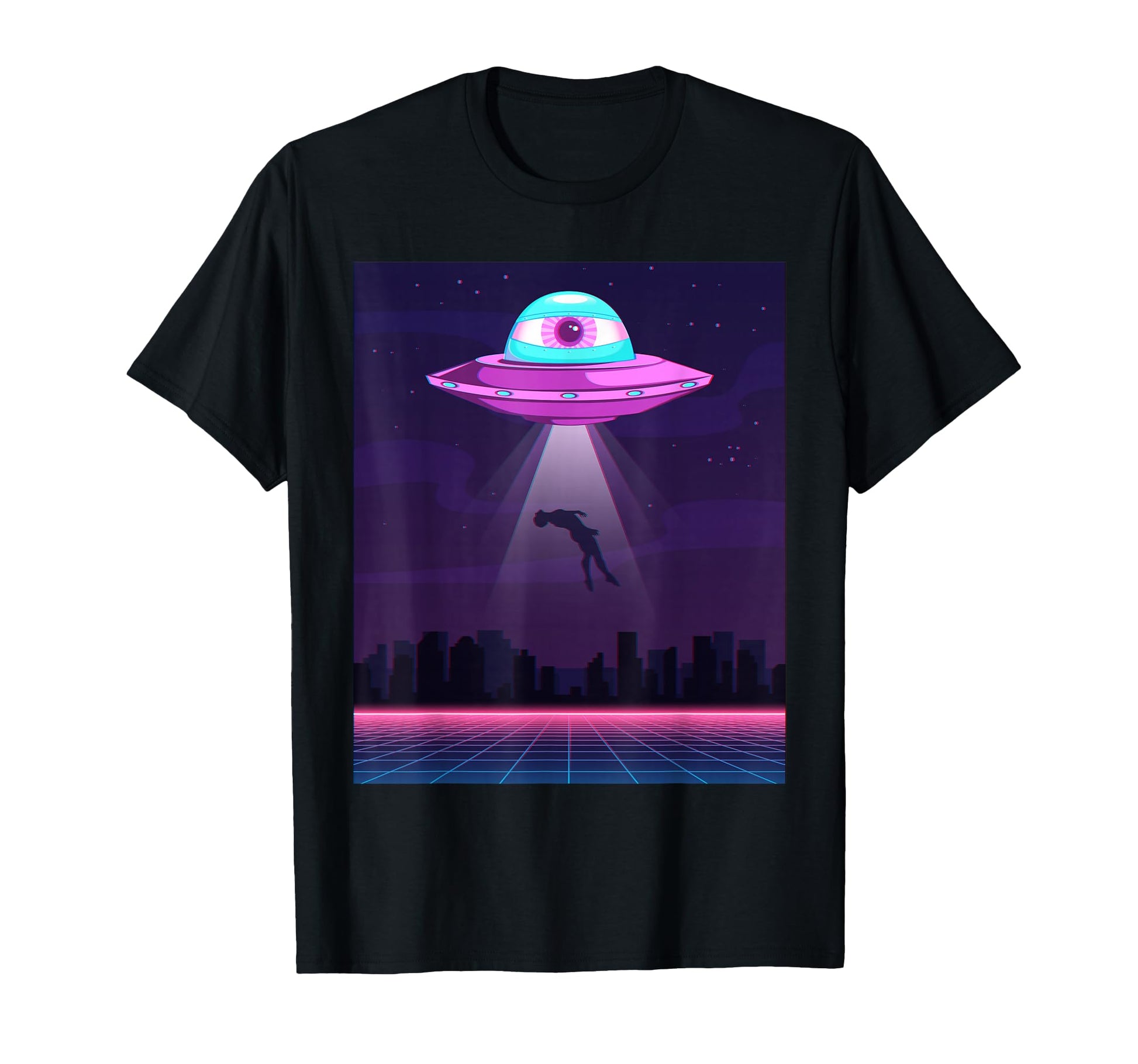 Weirdcore Aesthetic Ufo Eyeball Alien T-Shirt - Minimalist Print Unisex - T-Shirt, Sweatshirt, Hoodie