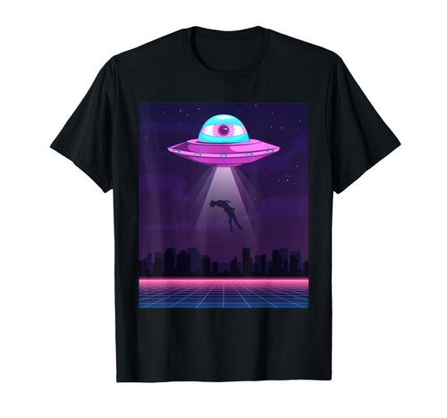 Weirdcore Aesthetic Ufo Eyeball Alien T-Shirt - Minimalist Print Unisex - T-Shirt, Sweatshirt, Hoodie