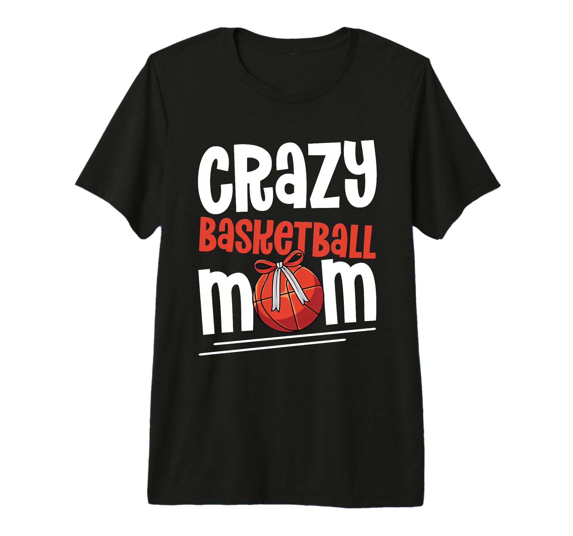 Game Day Basketball Mom Tri Blend T-Shirt - Custom Art Print Men Women - T-Shirt, Sweatshirt, Hoodie
