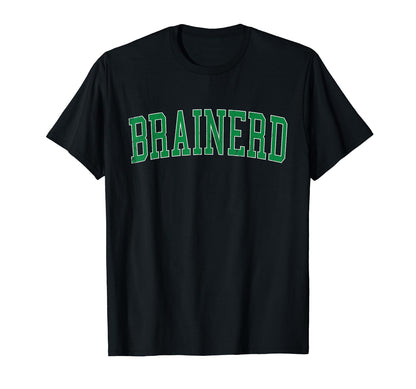 Brainerd Mn Distressed Green Varsity T-Shirt - Graphic Print for Adults - T-Shirt, Sweatshirt, Hoodie