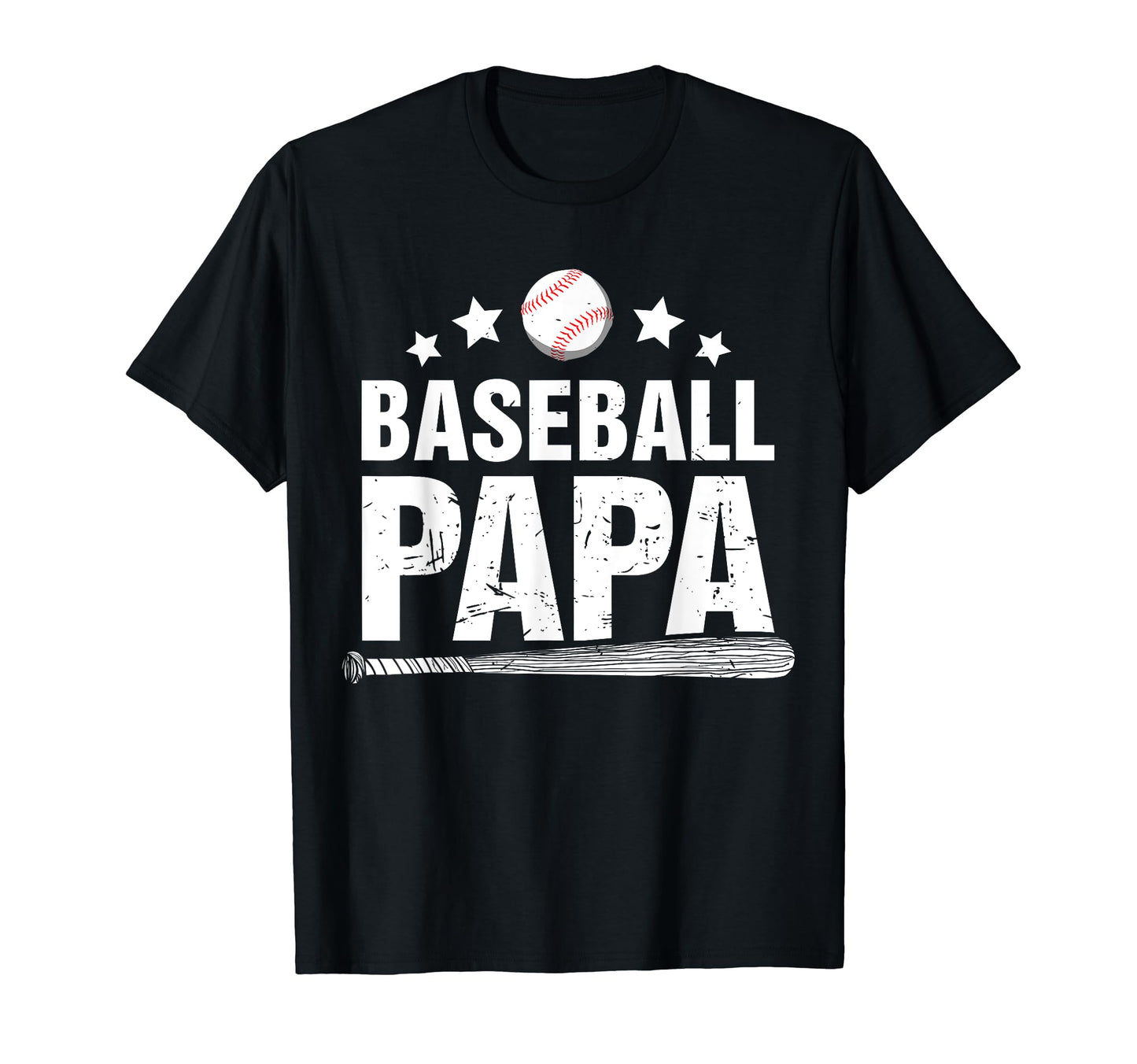 Baseball Papa Sports Parent Baseball T-Shirt - Minimalist Print for Adults - T-Shirt, Sweatshirt, Hoodie
