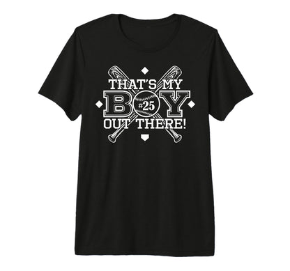 Baseball Mom Dad Thats My Proud Parent T-Shirt - Graphic Print for Adults - T-Shirt, Sweatshirt, Hoodie