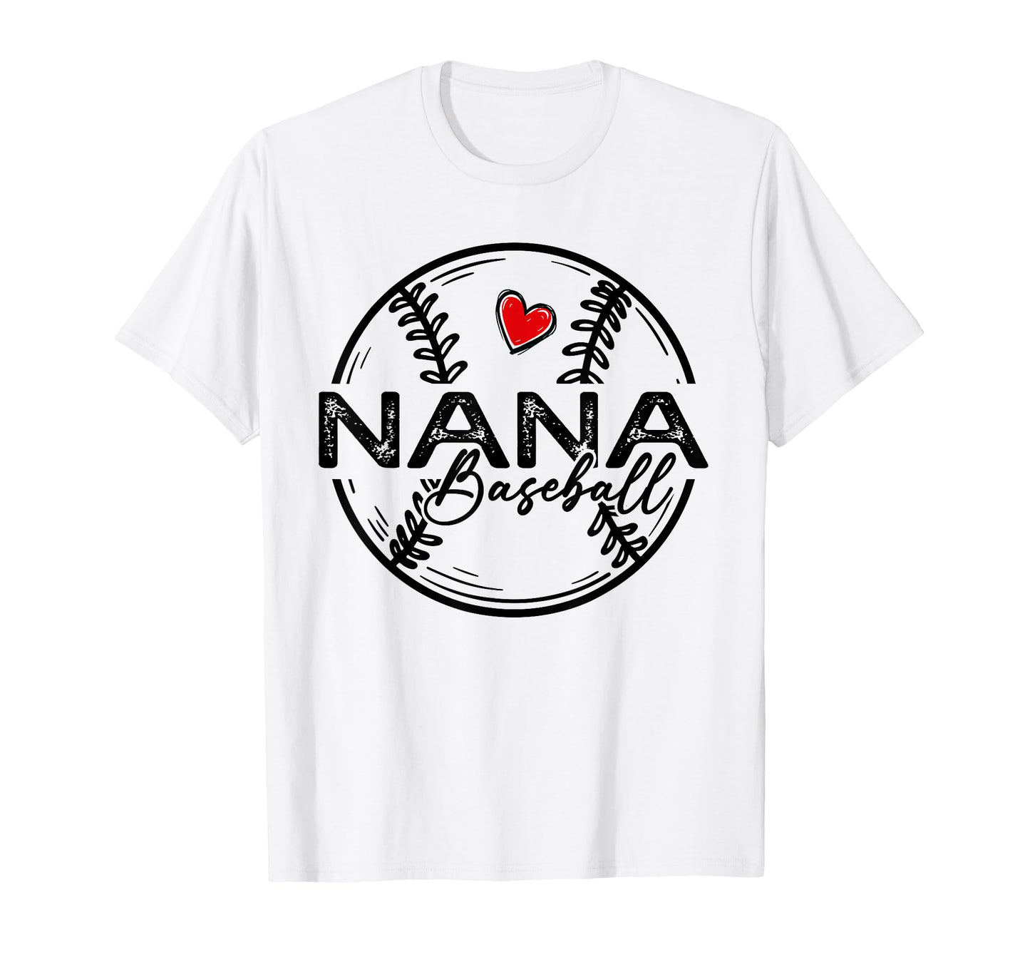 Baseball Nana Baseball Player Family T-Shirt - Aesthetic Graphic Men Women - T-Shirt, Sweatshirt, Hoodie