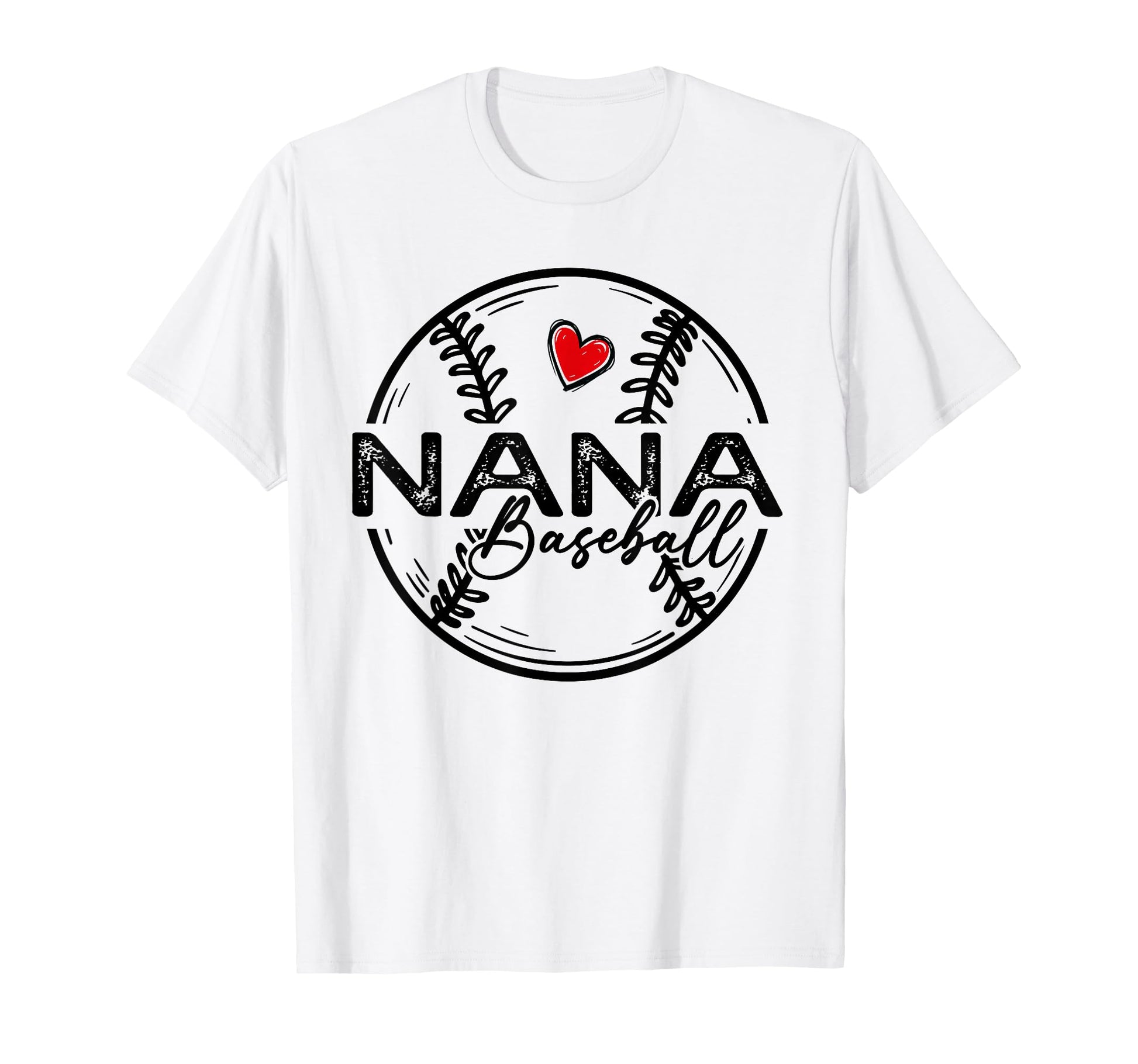Baseball Nana Baseball Player Family T-Shirt - Aesthetic Graphic Men Women - T-Shirt, Sweatshirt, Hoodie