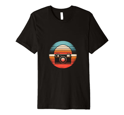 Camera Sunset T-Shirt - Casual Everyday Wear for Adults - T-Shirt, Sweatshirt, Hoodie