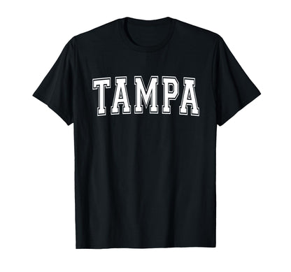 Tampa Fl Florida Usa Sports Varsity T-Shirt - Aesthetic Graphic Unisex - T-Shirt, Sweatshirt, Hoodie