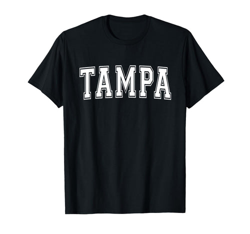 Tampa Fl Florida Usa Sports Varsity T-Shirt - Aesthetic Graphic Unisex - T-Shirt, Sweatshirt, Hoodie