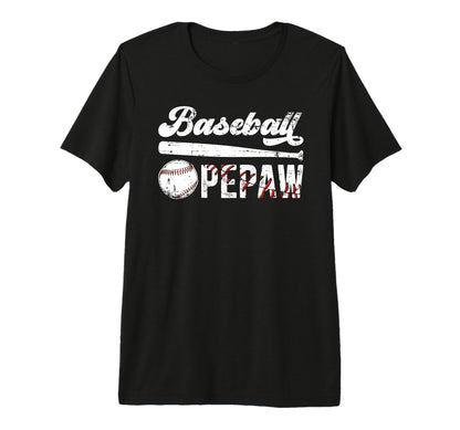 Mens Baseball Pepaw Grandpa Pepaw T-Shirt - Minimalist Print Unisex - T-Shirt, Sweatshirt, Hoodie