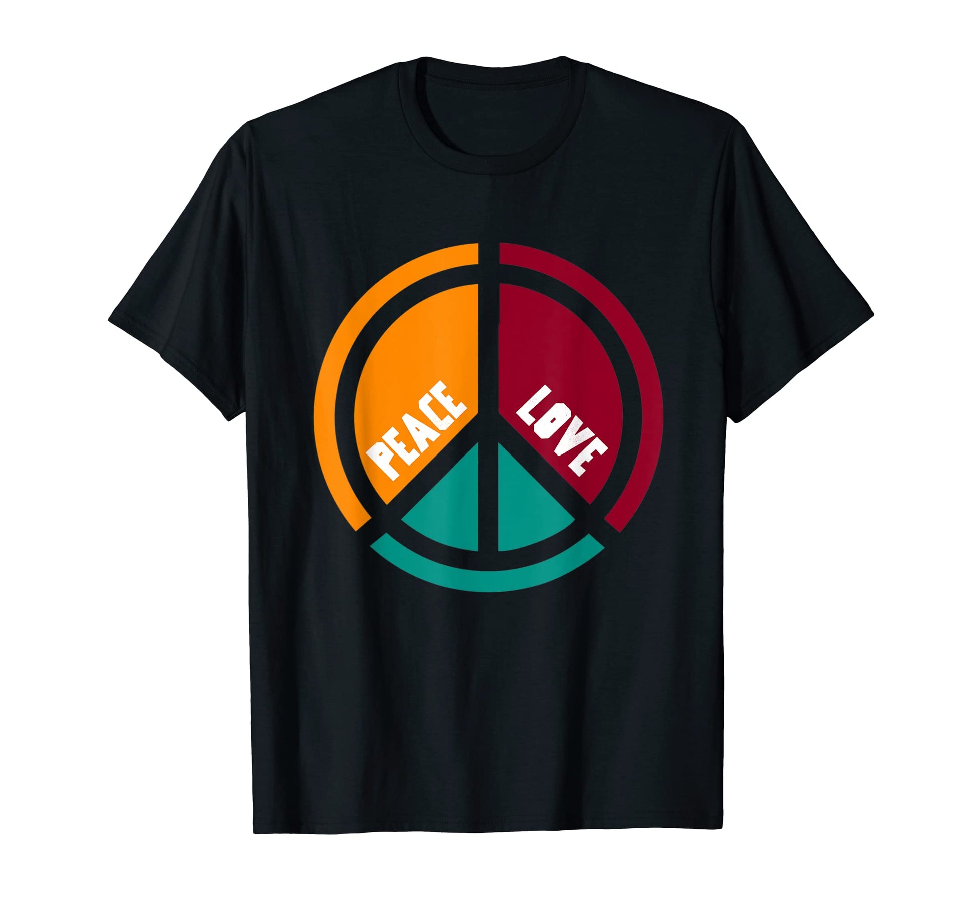 Peace And Love Hippie Spread Love Peace T-Shirt - Minimalist Print Unisex - T-Shirt, Sweatshirt, Hoodie