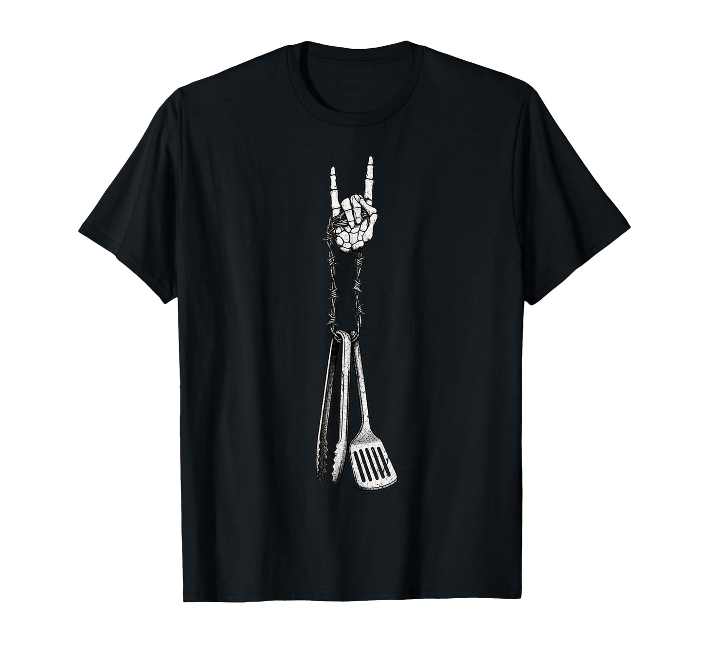 Grill Master Grilling Bbq 90S Alt Metal T-Shirt - Unique Graphic for Adults - T-Shirt, Sweatshirt, Hoodie