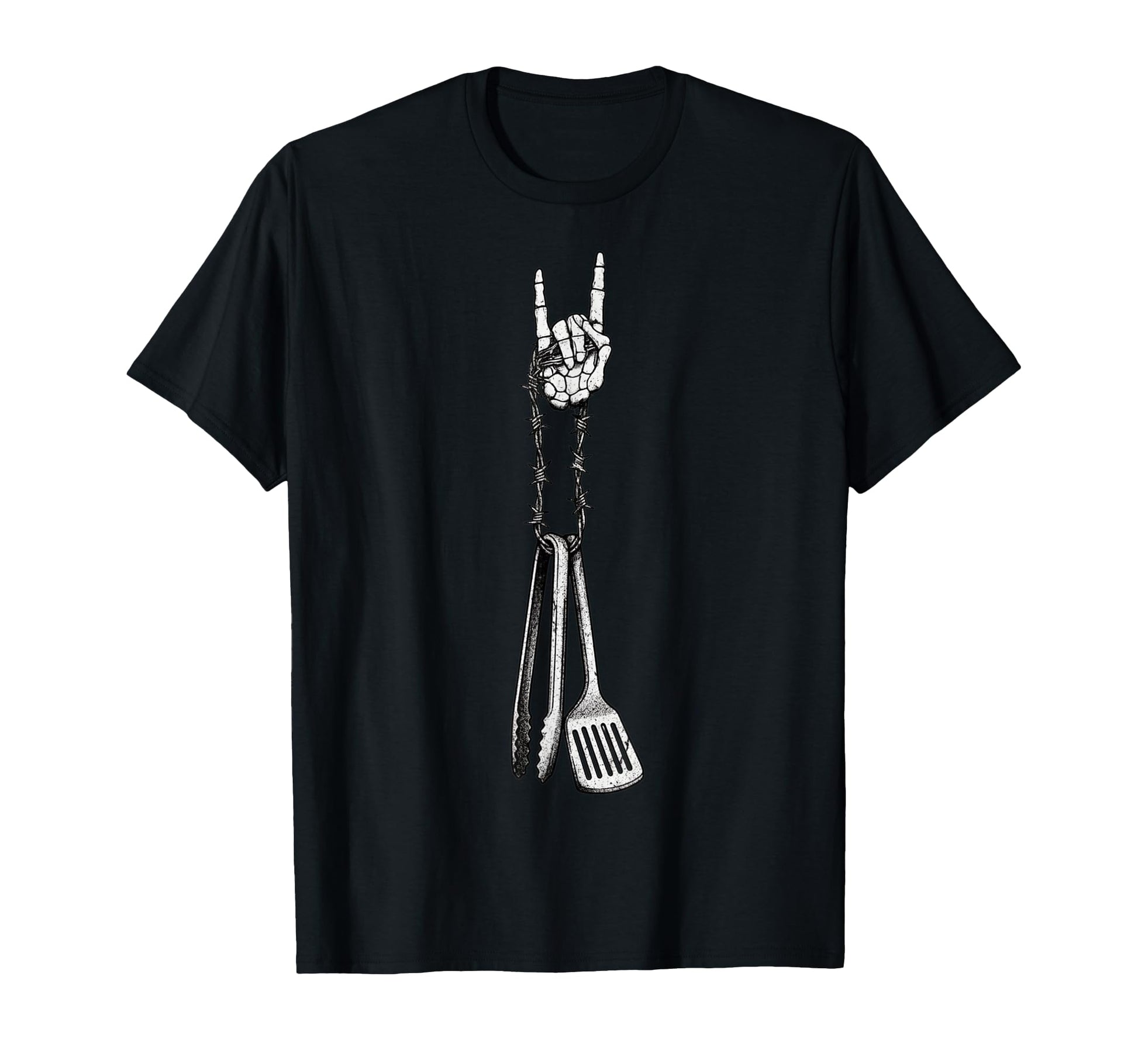 Grill Master Grilling Bbq 90S Alt Metal T-Shirt - Unique Graphic for Adults - T-Shirt, Sweatshirt, Hoodie
