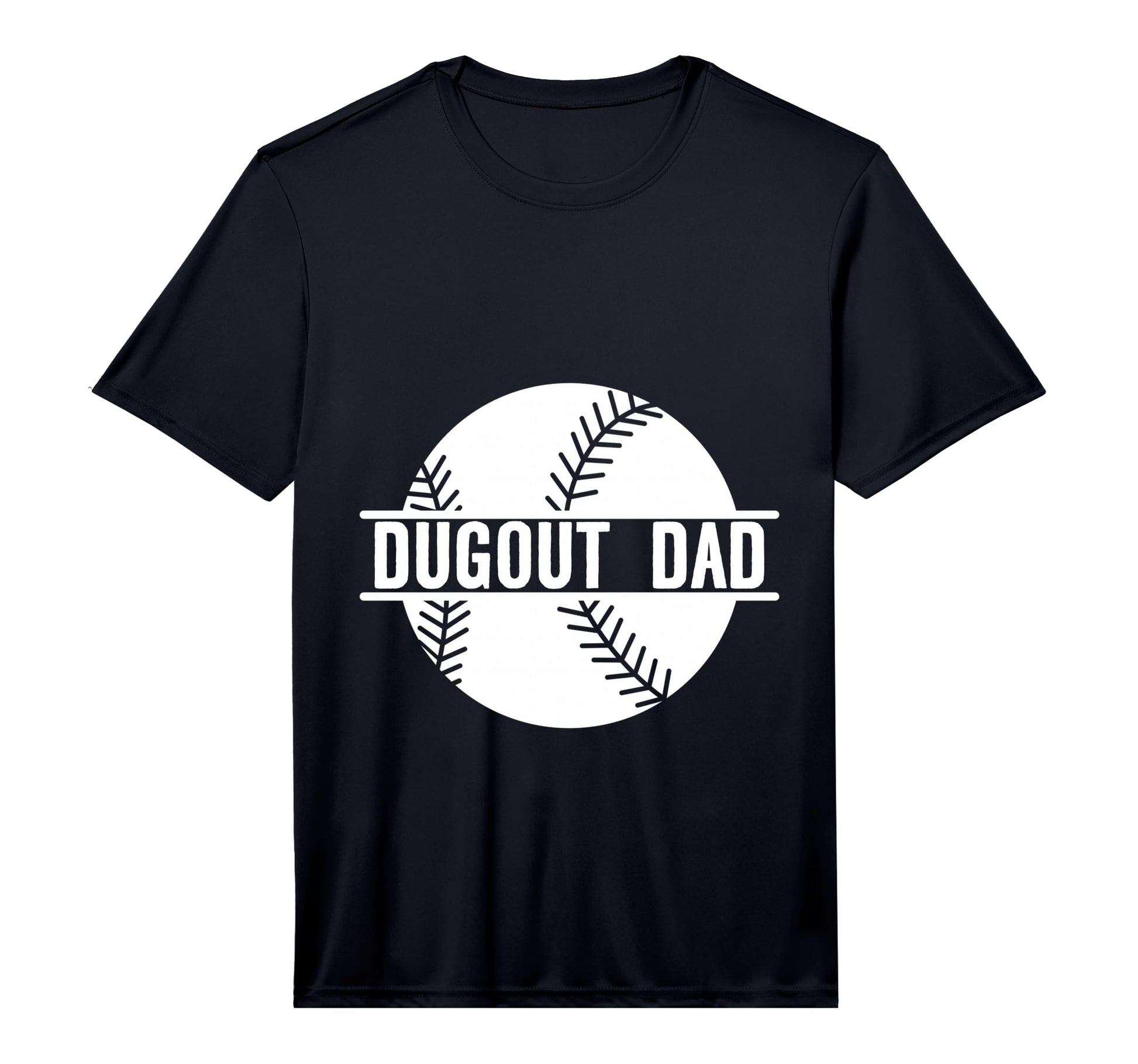 Dugout Dad Performance T-Shirt - Trendy Graphic Men Women - T-Shirt, Sweatshirt, Hoodie