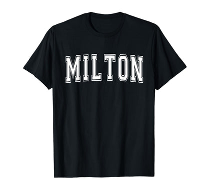 Milton Ga Georgia Usa Sports Varsity T-Shirt - Aesthetic Graphic for Adults - T-Shirt, Sweatshirt, Hoodie
