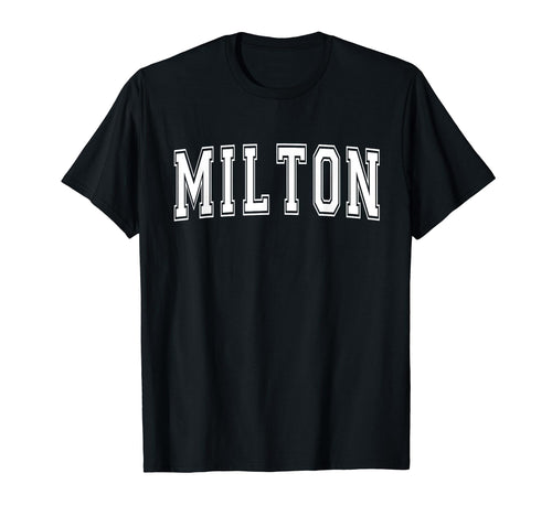 Milton Ga Georgia Usa Sports Varsity T-Shirt - Aesthetic Graphic for Adults - T-Shirt, Sweatshirt, Hoodie