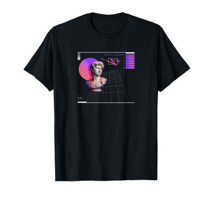 Vaporwave Aesthetic Digital Eternity T-Shirt - Graphic Print for Adults - T-Shirt, Sweatshirt, Hoodie