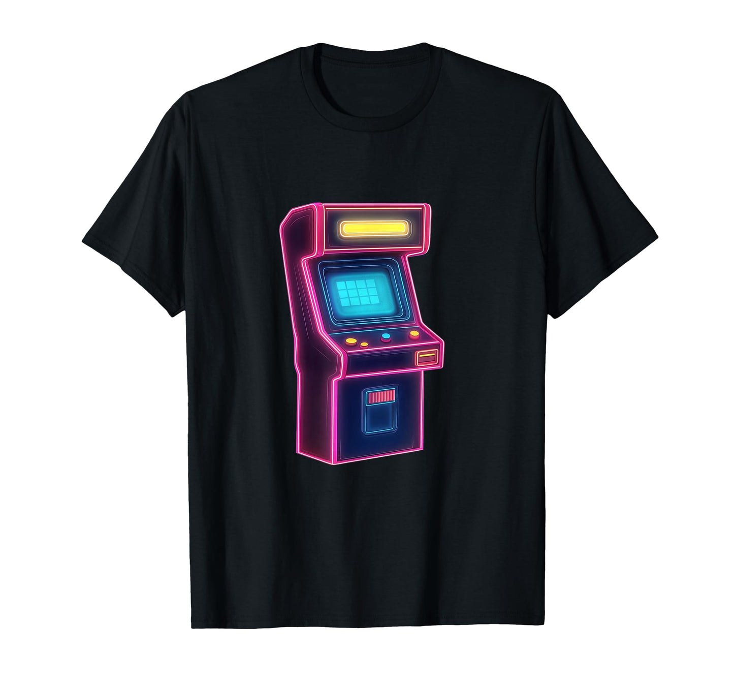Arcade Machine 80S 90S Vaporwave T-Shirt - Trendy Graphic for Adults - T-Shirt, Sweatshirt, Hoodie