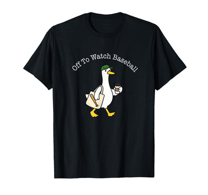 Baseball Softball Lover Silly Goose Off T-Shirt - Aesthetic Graphic Unisex - T-Shirt, Sweatshirt, Hoodie