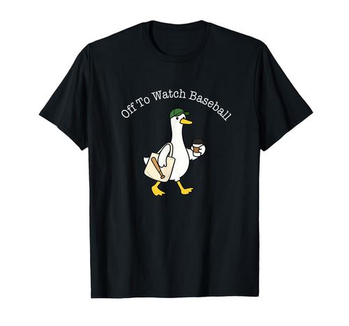 Baseball Softball Lover Silly Goose Off T-Shirt - Aesthetic Graphic Unisex - T-Shirt, Sweatshirt, Hoodie