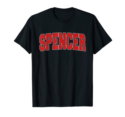Spencer Ia Iowa Varsity Usa Sports T-Shirt - Trendy Graphic Unisex - T-Shirt, Sweatshirt, Hoodie