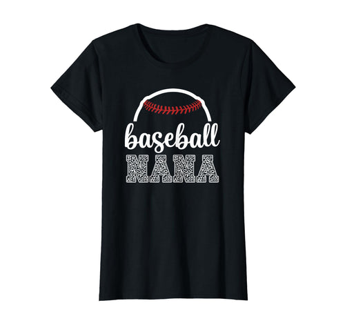 Baseball Nana Gift Baseball Game Day T-Shirt - Custom Art Print for Adults - T-Shirt, Sweatshirt, Hoodie