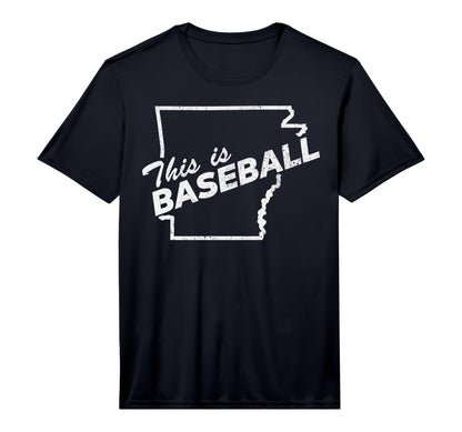 State Arkansas This Is Baseball T-Shirt - Aesthetic Graphic Men Women - T-Shirt, Sweatshirt, Hoodie