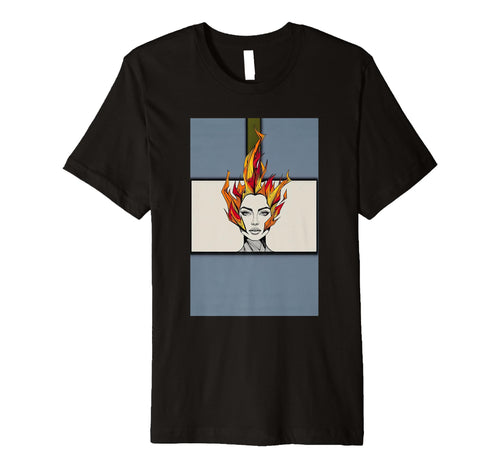 Geometric Face Y2K Aesthetic T-Shirt - Fun Novelty Design Men Women - T-Shirt, Sweatshirt, Hoodie