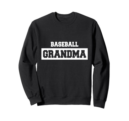 Baseball Grandma Baseball Player Sweatshirt - Minimalist Print Men Women - T-Shirt, Sweatshirt, Hoodie
