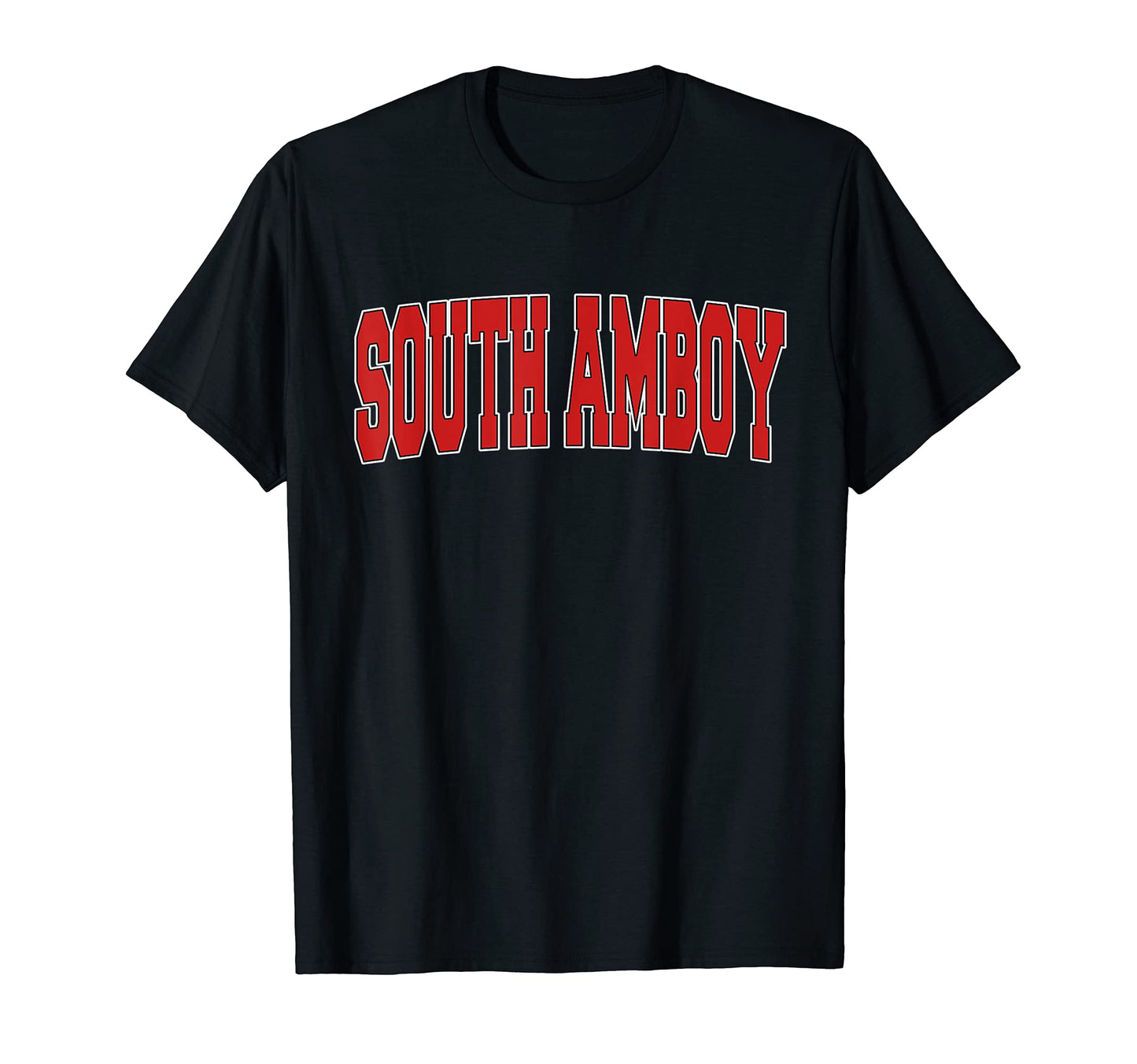 South Amboy Nj New Jersey Varsity Usa T-Shirt - Fun Novelty Design Unisex - T-Shirt, Sweatshirt, Hoodie