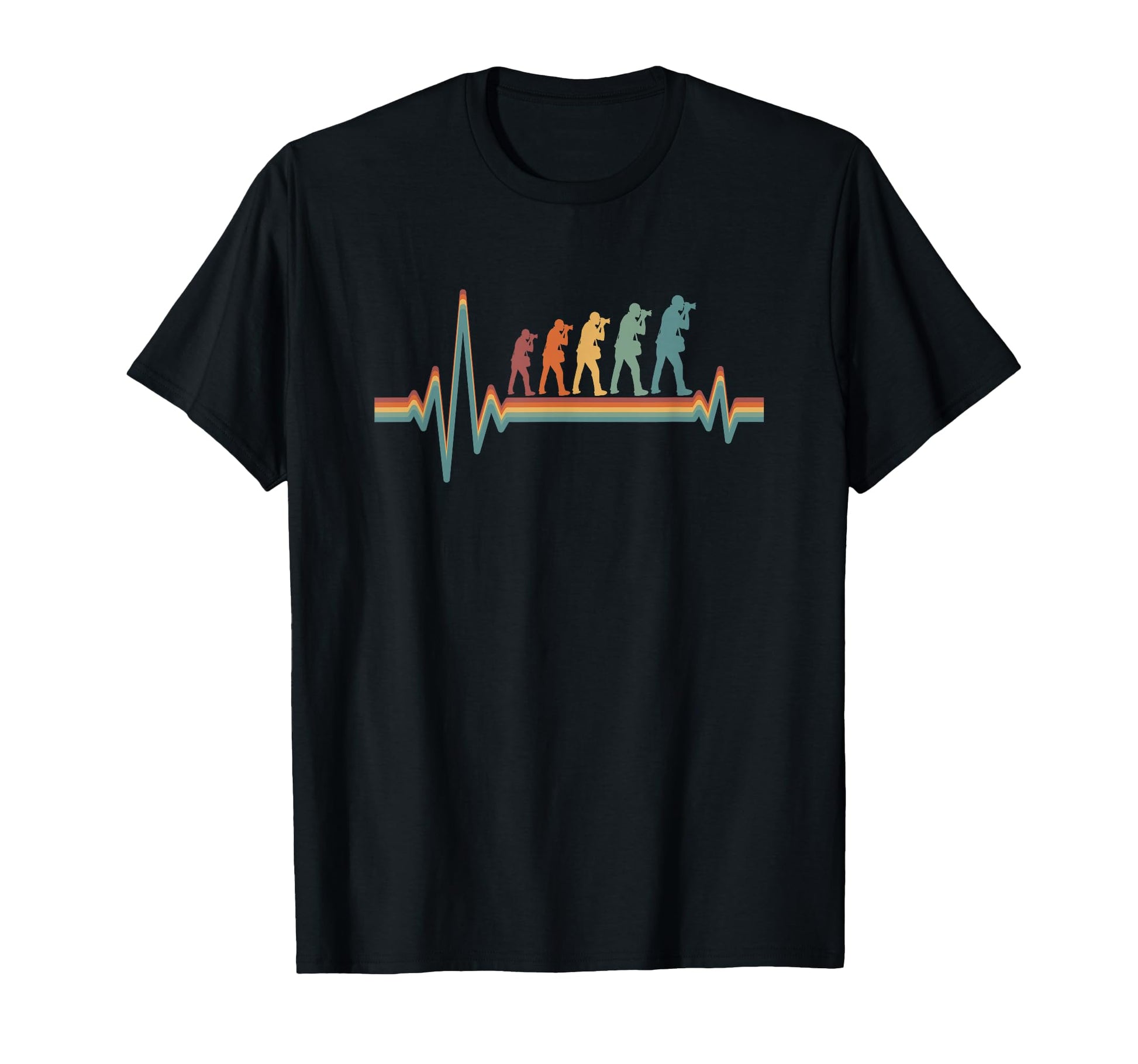 Photography Camera Photographer Ekg T-Shirt - Fun Novelty Design Unisex - T-Shirt, Sweatshirt, Hoodie