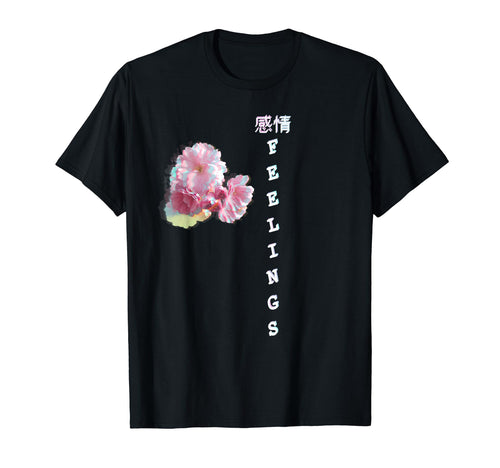 Feelings Aesthetic Vaporwave Anime T-Shirt - Minimalist Print Unisex - T-Shirt, Sweatshirt, Hoodie